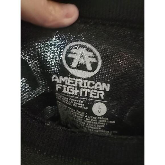 AMERICAN FIGHTER Women's T-Shirt ADDY Athletic Large Thermal A97 Nwt Excellent - Picture 5 of 6